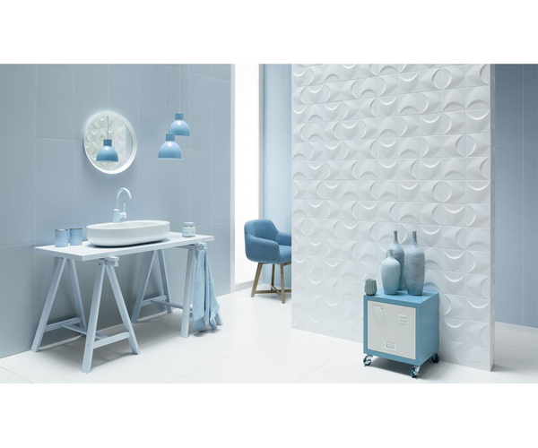 Gresie Abisso|Colour 44.8x44.8 Alb Lappatto Eurocassa Oradea