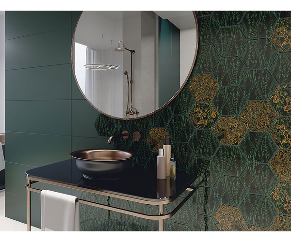 Decor Urban colours 19.8x17.1 Verde Lucios Eurocassa Oradea