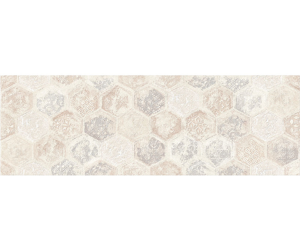 DECOR VALLETTA BEIGE DC HEXA 3D (GORENJE) 25X75