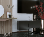 Faianță Absolute modern 30x60 Alb Lucios Eurocassa Oradea
