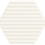 FAIANȚĂ WOODSKIN BIANCO HEXAGON STRUCTURE B 19.8X17.1