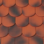 roșu natur cu efect de ardere