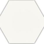 FAIANTA SHINY LINES BIANCO HEXAGON 19