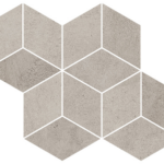DECOR PURE CITY GRYS ROMB HEXAGON MOSAIC 20.4X23.8
