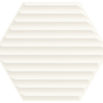 FAIANTA WOODSKIN BIANCO HEXAGON STRUCTURE B 19.8X17.1