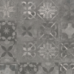 GRESIE SOFTCEMENT GRAPHITE PATCHWORK DECOR 59.7X59.7