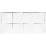 FAIANTA QUADRA WHITE MATT RETT. 25X75