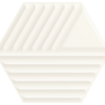 FAIANTA WOODSKIN BIANCO HEXAGON STRUCTURE C 19.8X17.1