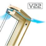 Fereastră FTS-V cu articulare mediană U2 (Fakro)