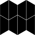MOZAIC PRESTIGE BLACK 25.8X25.8 (Ceramica Bianca)