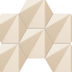 MOZAIC CHENILLE BEIGE HEX 22.1X28.9, 7BUC/CUT